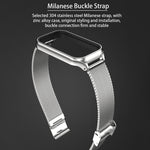 Guscio in metallo con cinturino per Xiaomi Smart Band 8