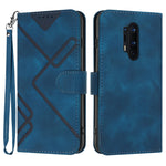Custodia per cellulare in pelle con motivo a linea, For OnePlus Nord 2 5G, For OnePlus 9 Pro, For OnePlus 9, For OnePlus 8 Pro