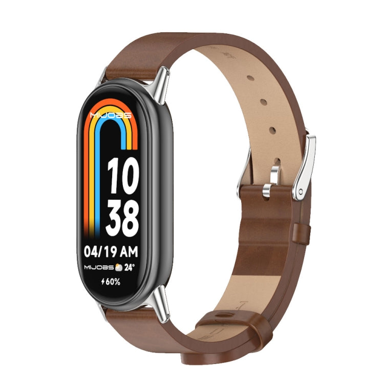 Cinturino in pelle PU per Xiaomi Smart Band 10/9/8