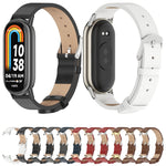 Cinturino in pelle PU per Xiaomi Smart Band 10/9/8
