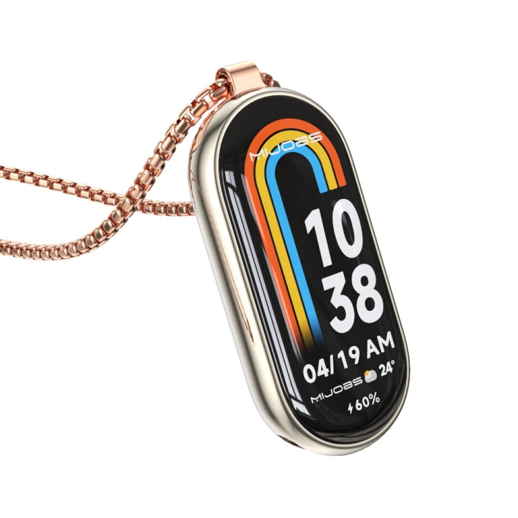 Collana con orologio in acciaio per Xiaomi Smart Band
