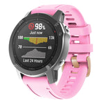 Cinturino in silicone 20 mm con fibbia oro rosa per Garmin