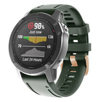 Cinturino in silicone 20 mm con fibbia oro rosa per Garmin