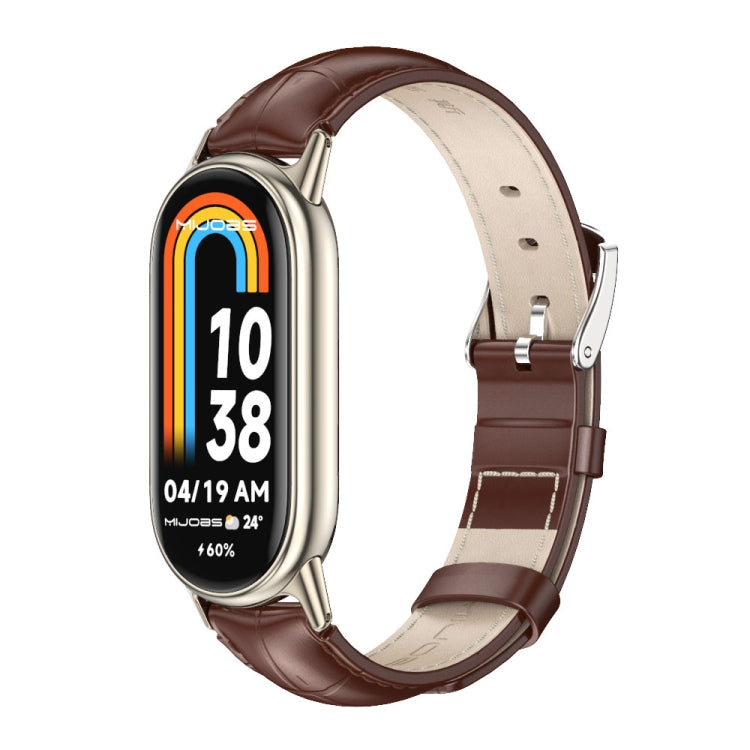 Cinturino in pelle per Xiaomi Smart Band 10 9 8