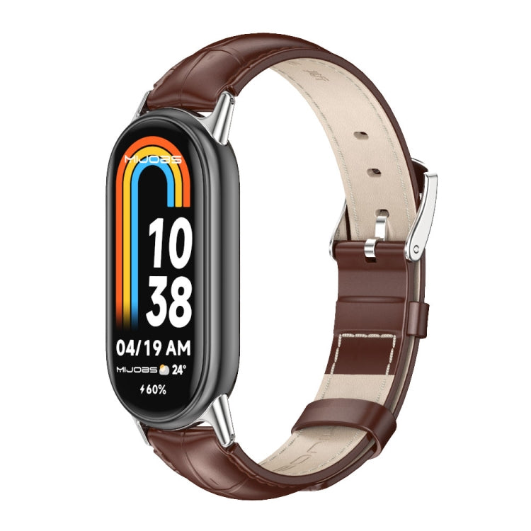 Cinturino in pelle per Xiaomi Smart Band 10 9 8