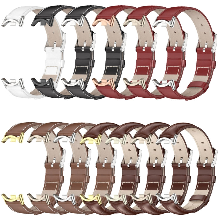 Cinturino in pelle per Xiaomi Smart Band 10 9 8