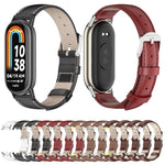 Cinturino in pelle per Xiaomi Smart Band 10 9 8