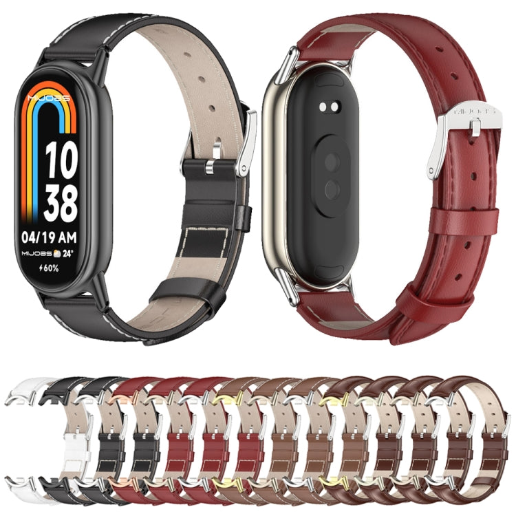 Cinturino in pelle per Xiaomi Smart Band 10 9 8