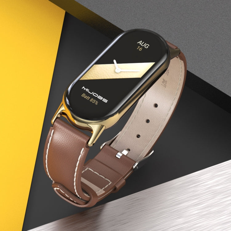 Cinturino in pelle per Xiaomi Smart Band 10 9 8