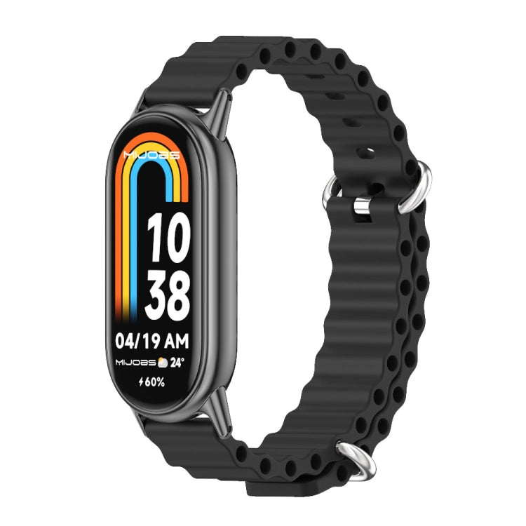 Cinturino in silicone traspirante per Xiaomi Smart Band 10/9/8