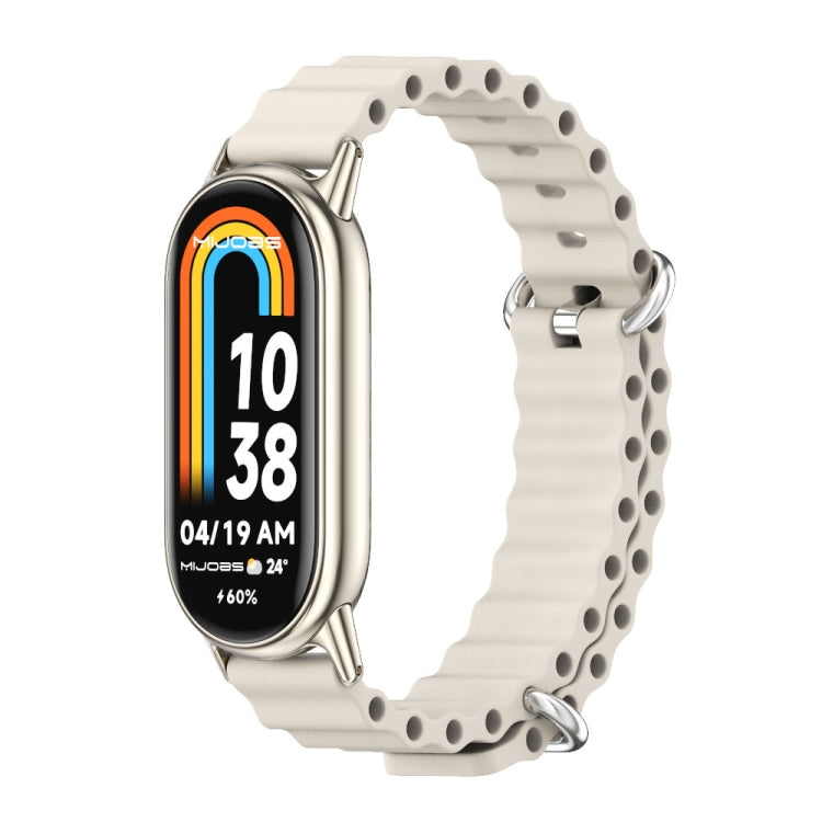 Cinturino in silicone traspirante per Xiaomi Smart Band 10/9/8