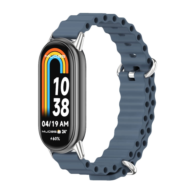 Cinturino in silicone traspirante per Xiaomi Smart Band 10/9/8