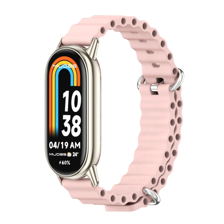 Cinturino in silicone traspirante per Xiaomi Smart Band 10/9/8