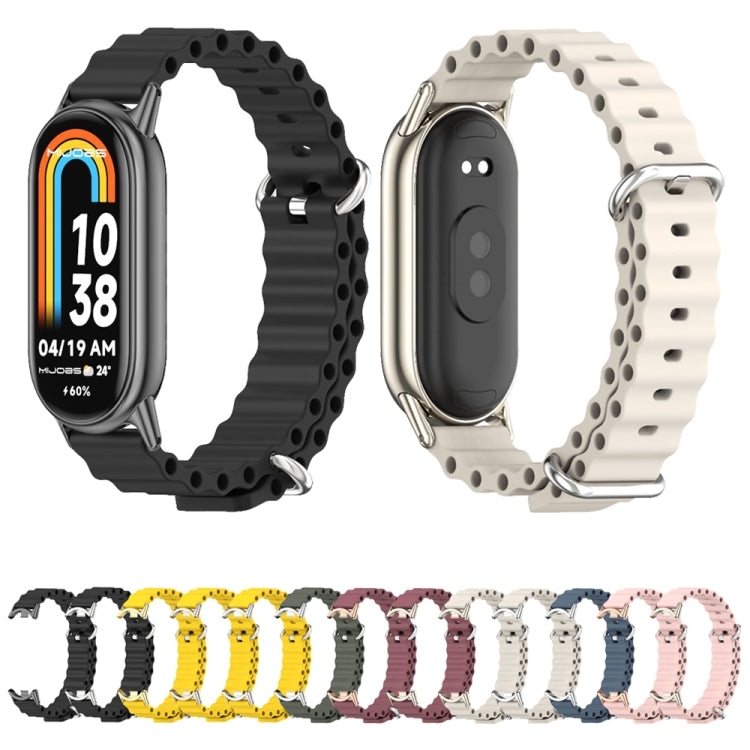 Cinturino in silicone traspirante per Xiaomi Smart Band 10/9/8