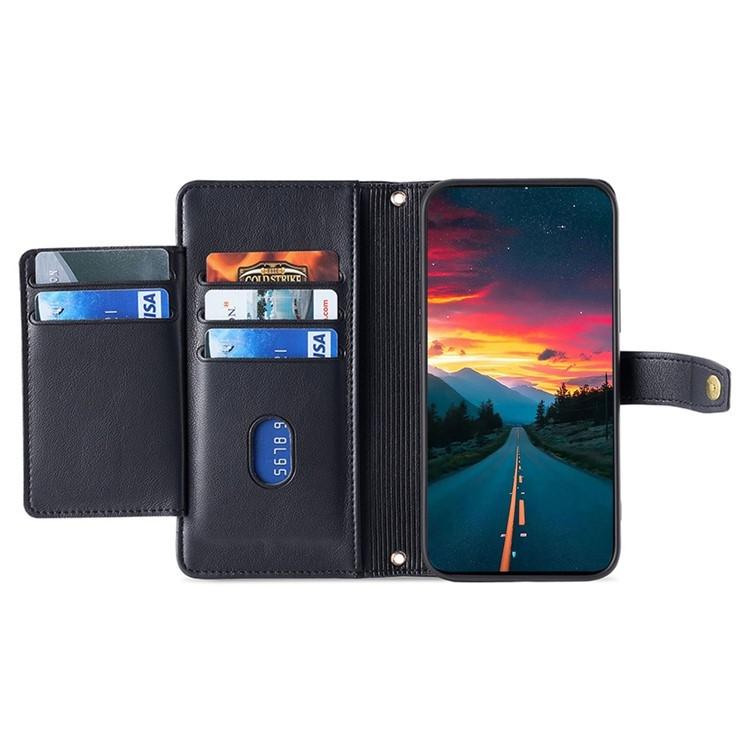 Custodia per telefono in pelle con portafoglio con cerniera a tracolla Lite Sheep Texture, For Huawei Pura 80 5G, For Huawei nova 14 Ultra 5G, For Huawei nova 14 Pro 5G, For Huawei nova 14 5G