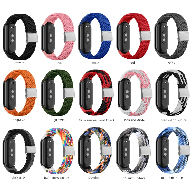 Cinturino nylon regolabile con fibbia per Xiaomi Mi Band 8