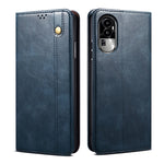 Custodia per telefono in pelle con trama Crazy Horse per OPPO A60