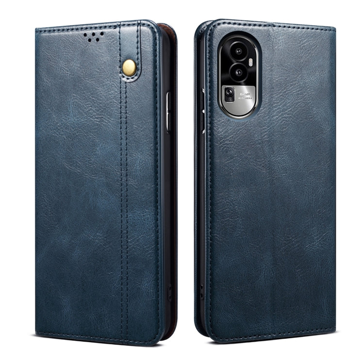 Custodia per telefono in pelle con trama Crazy Horse per OPPO A60
