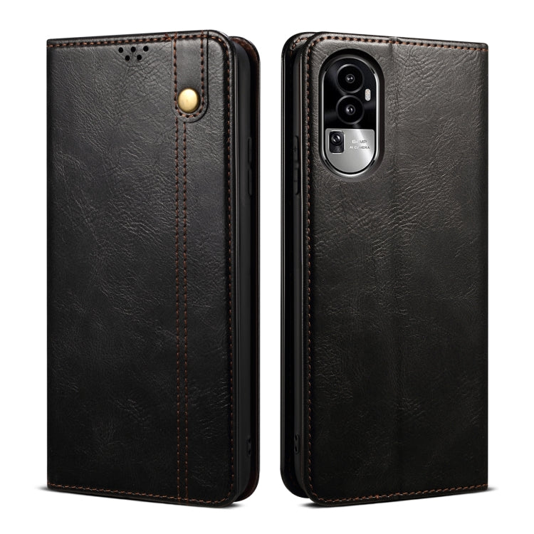 Custodia per telefono in pelle con trama Crazy Horse per OPPO A60