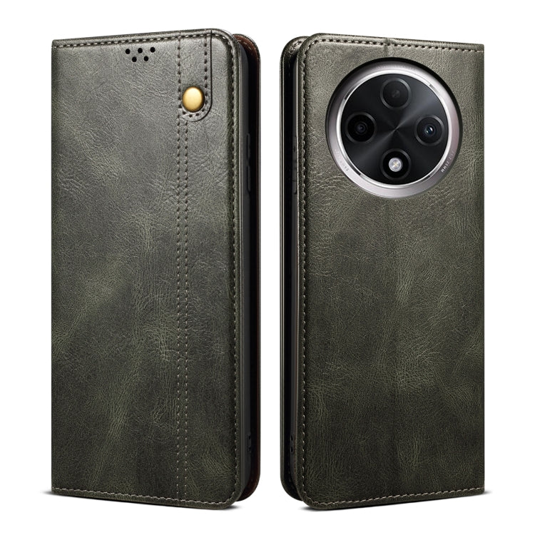 Custodia per telefono in pelle con trama Crazy Horse per OPPO A60
