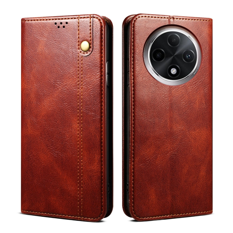 Custodia per telefono in pelle con trama Crazy Horse per OPPO A60