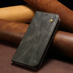 Custodia per telefono in pelle con trama Crazy Horse per OPPO A60