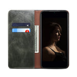 Custodia per telefono in pelle con trama Crazy Horse per OPPO A60