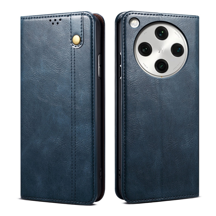 Custodia per telefono in pelle con trama Crazy Horse per OPPO A60
