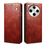 Custodia per telefono in pelle con trama Crazy Horse per OPPO A60