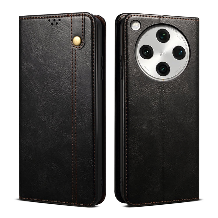 Custodia per telefono in pelle con trama Crazy Horse per OPPO A60
