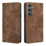 Custodia portafoglio in pelle con blocco RFID per Galaxy S24+