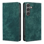 Custodia portafoglio in pelle con blocco RFID per Galaxy S24+