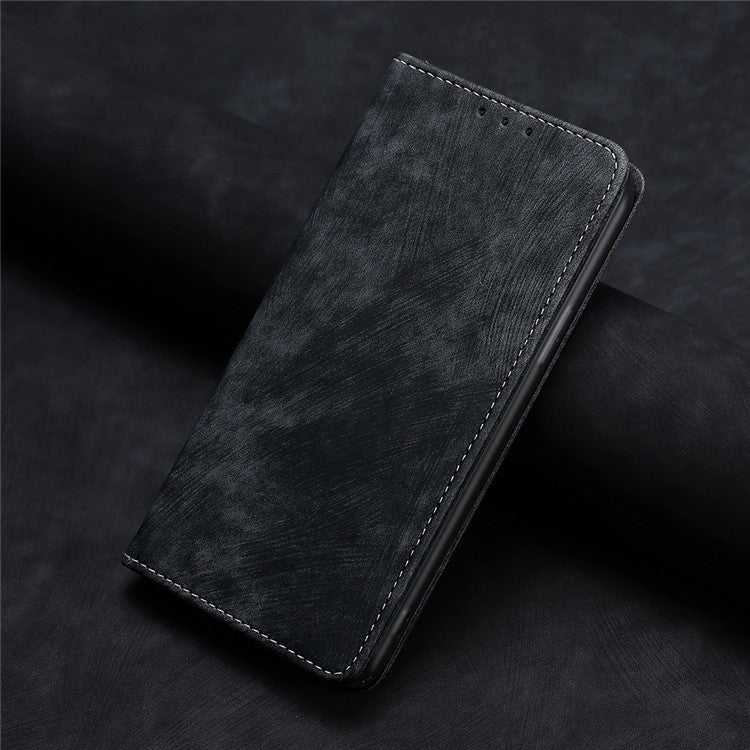 Custodia portafoglio in pelle con blocco RFID per Galaxy S24+