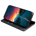 Custodia portafoglio in pelle con blocco RFID per Galaxy S24+