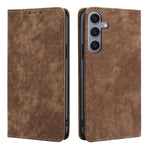 Custodia portafoglio in pelle con blocco RFID per Galaxy S24+