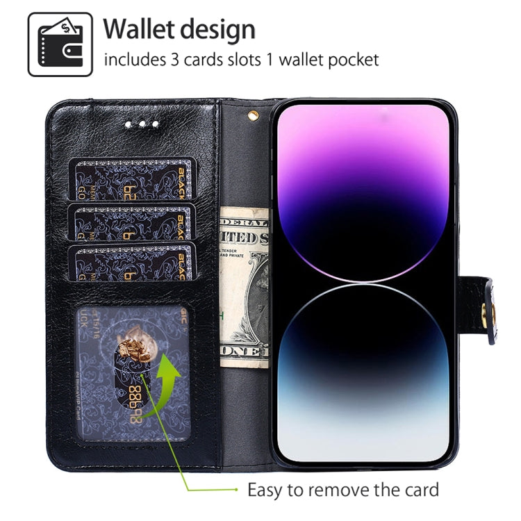 Custodia in pelle con cerniera per OPPO Reno11 F e modelli compatibili