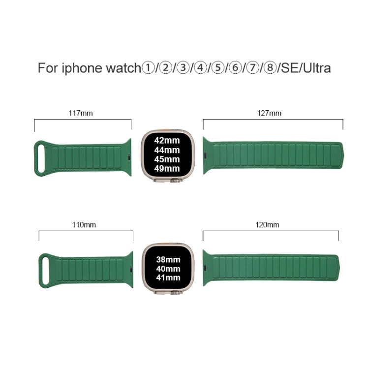 Cinturino silicone magnetico per Apple Watch 9 45mm