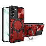 Custodia TPU con copri camera scorrevole per Samsung Galaxy S22 5