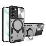 Custodia TPU con copri camera scorrevole per Samsung Galaxy S22 5