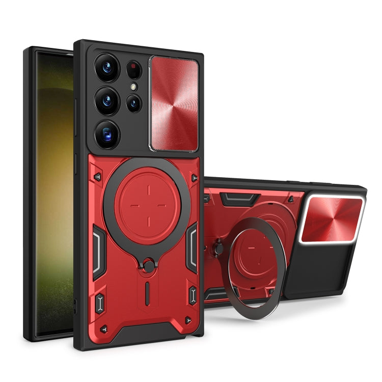 Custodia TPU con copri camera scorrevole per Samsung Galaxy S21 5