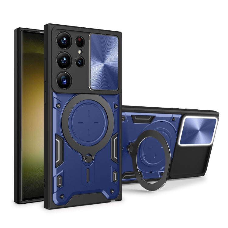Custodia TPU con copri camera scorrevole per Samsung Galaxy S21 5