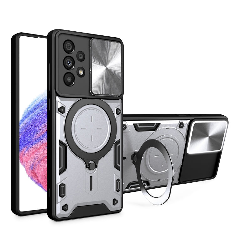 Custodia TPU con copri camera scorrevole per Samsung Galaxy S22 5