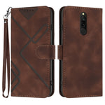 Custodia portafoglio in pelle per Xiaomi Redmi 8 e Note 8