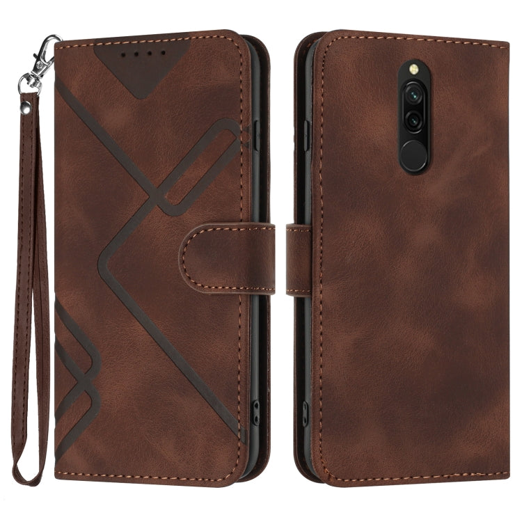 Custodia portafoglio in pelle per Xiaomi Redmi 8 e Note 8