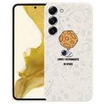 Custodia per cellulare con bordo dritto in silicone modello astronauta, For Samsung Galaxy A81, For Samsung Galaxy A73 5G, For Samsung Galaxy A72 5G / 4G