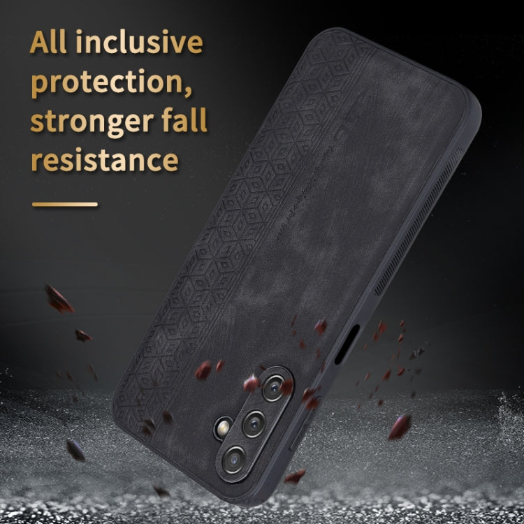 Custodia in pelle goffrata 3D per Samsung Galaxy M14