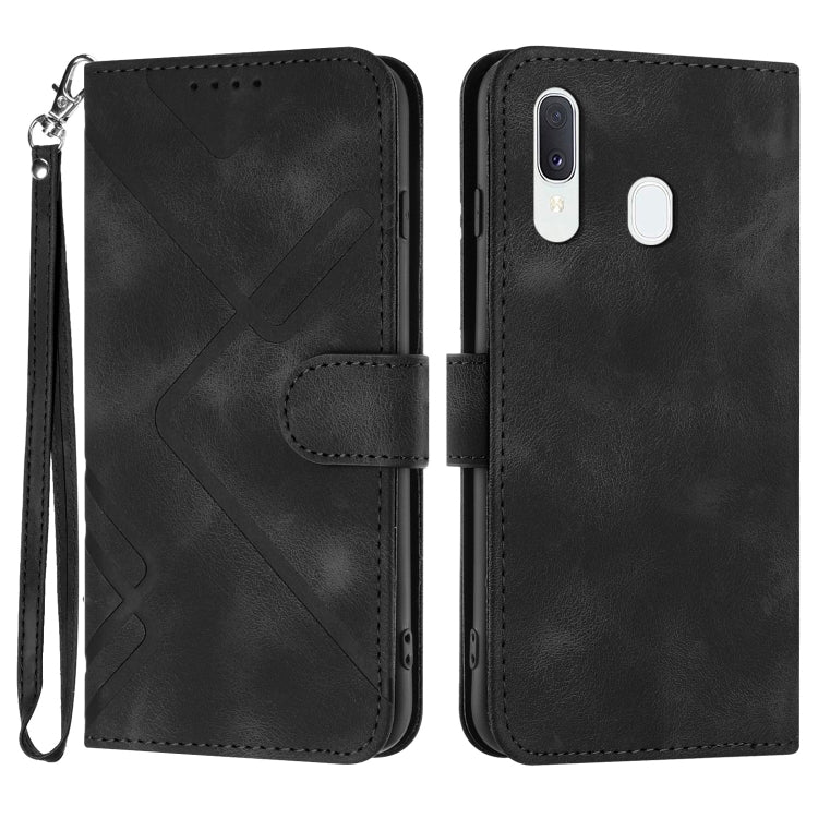 Custodia portafoglio in pelle per Samsung Galaxy A20s