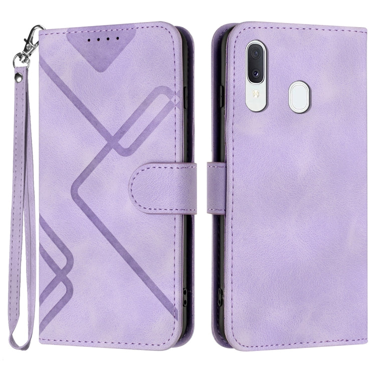 Custodia portafoglio in pelle per Samsung Galaxy A20s