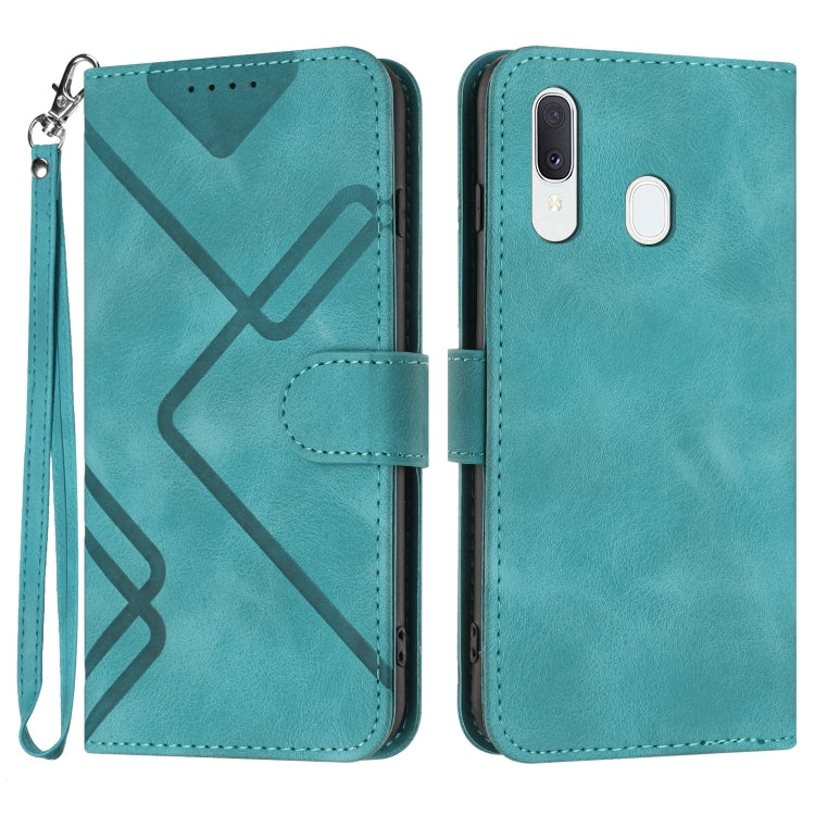 Custodia portafoglio in pelle per Samsung Galaxy A20s