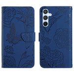 HT03 Cassa del telefono di cuoio di vibrazione impressa farfalla di sensibilità della pelle, For OPPO A79 5G, For OPPO A59 5G